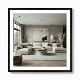 Modern Living Room 120 Art Print