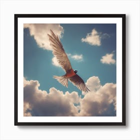 Bird In Flight Art Print