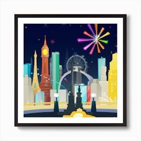 New Year'S Eve Art Print