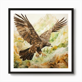 Eagle In Flight 8 Art Print