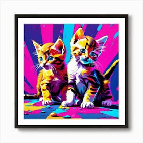 Two Kittens Art Print