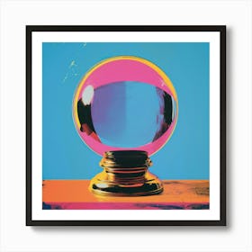 Crystal Ball Pop Art 2 Art Print