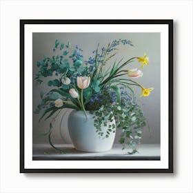 Flowers In A Vase 28 Art Print