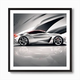 Nissan Concept Car Art Print