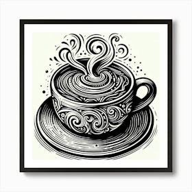 Cup of coffee 1 Art Print