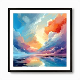 Atmospheric Abstraction 2 Art Print