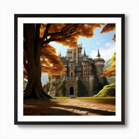 Unraveling the Mysteries of the 17th Century Castle Art Print