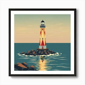 Lighthouse 6 Art Print