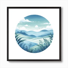 Landscape Painting Art Print