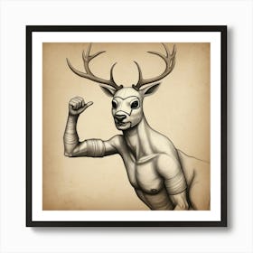 Deer! 25 Art Print