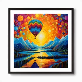 Hot Air Balloon 4 Art Print