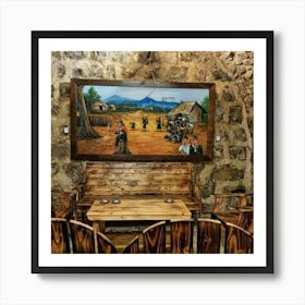 Bar In A Cave Art Print