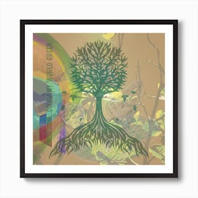 Color My World Green Art Print