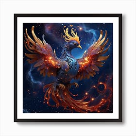 Phoenix in Space Poster