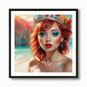 Mermaid 7 Art Print