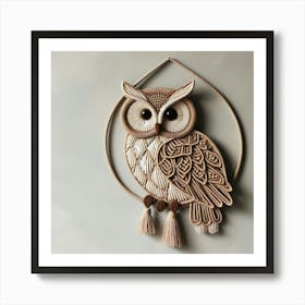 Owl Wall Art 1 Art Print