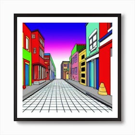 Street Scene 1 Art Print