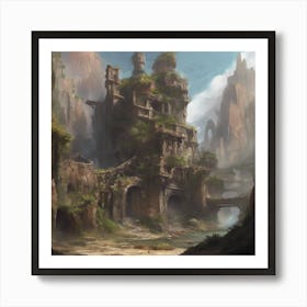 Fantasy Castle 97 Art Print