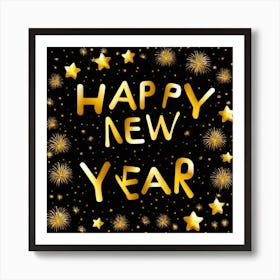 Happy New Year 136 Art Print