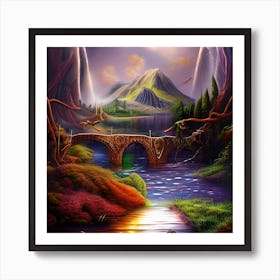 Paradise Landscape Art Print