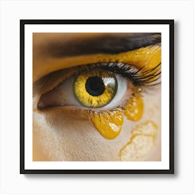 Yellow Eye Art Print