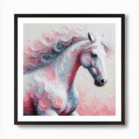 Horse Painting 4 Art Print