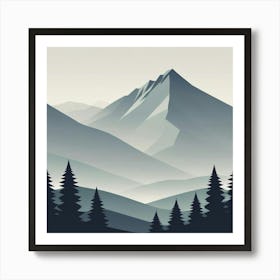 Mountain Landscape 27 Art Print