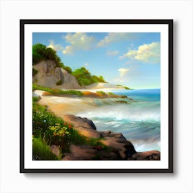 Landscape Painting 1 Art Print