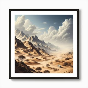 Desert Landscape 2 Art Print