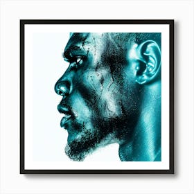 Portrait Of a Black Man 1 Art Print