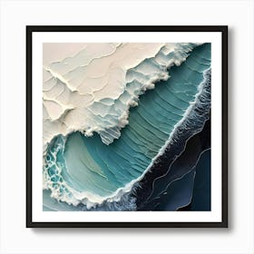 Abstract Of Waves 1 Art Print