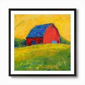 Red Barn 2 Art Print