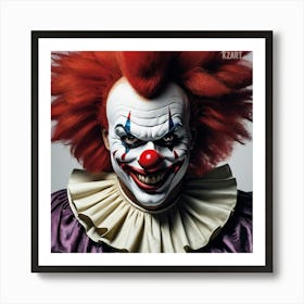 Clown Art Print