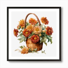 Chrysanthemums Poster