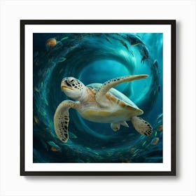 Sea Turtle 1 Art Print