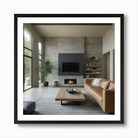 Modern Living Room 35 Affiche