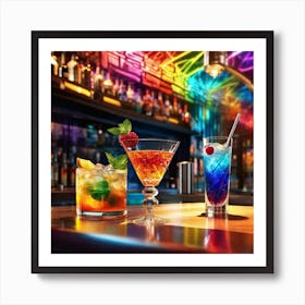 Rainbow Bar 1 Art Print