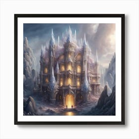 Ice Castle 1 Art Print