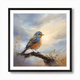 Stunning bird looking at freedom Art Print