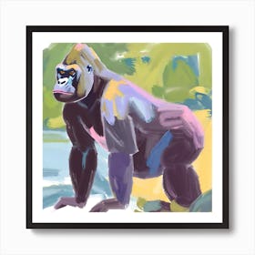Cross River Gorilla 04 Art Print