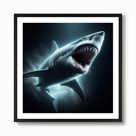 Great White Shark 2 Art Print