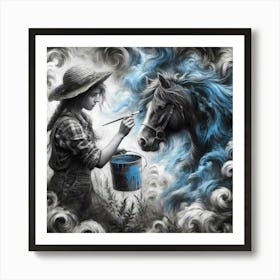 A Horse Art Print