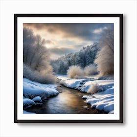 Winter Landscape 6 Art Print