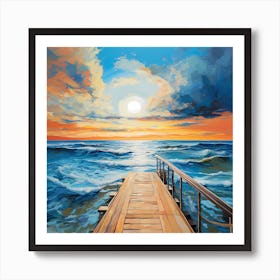 Horizon: Narrow Embrace Art Print