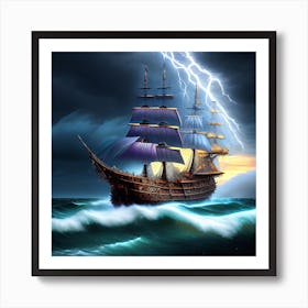 Stormy Seas 2 Art Print