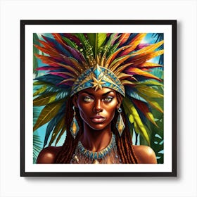 African American Woman Art Print