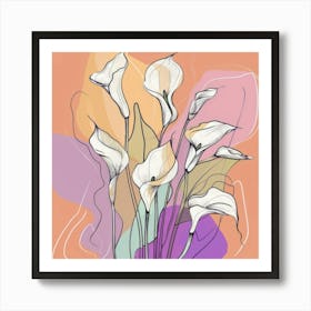 Calla Lilies 2 Art Print