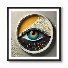 Eye Window as part of the I put an eye on you A Kaleidoscope of Gazes Series Art Print