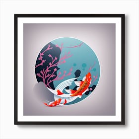 3d Animation Style Create A Graphic Featuring A Mix Of Traditi 0 Art Print