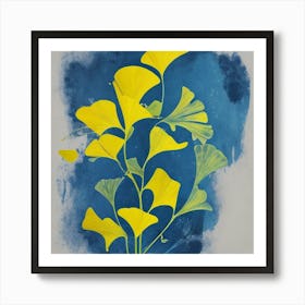 Ginkgo Leaves 2 Art Print